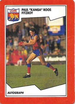 1989 Scanlens VFL #129 Paul Roos Front